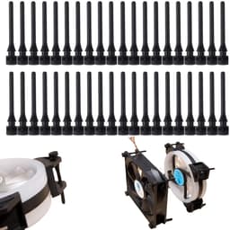 VVGoods - Rubberen ventilatorhouders en 40-delige PC-schroevenset met siliconen stiften voor anti-vibratie bevestiging van computer — thumbnail 4