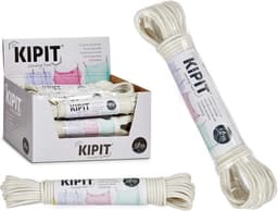 Kipit Waslijn - 10 meter - PVC - wit - drooglijn / waslijndraad — thumbnail 2