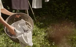 Zone Denmark Ume Wasmand - 30 liter - Taupe - Kunststof - Ronde Wasmand met Hengsel - Kleine Wasbox of Opbergmand — thumbnail 3