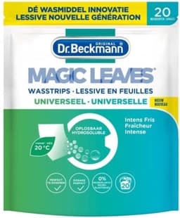 Dr. Beckmann - Magic Leaves Universeel - Wasstrips - Witte en Gekleurde Was - 20 Wasbeurten - Voordeelverpakking - 6 stuks — thumbnail 2