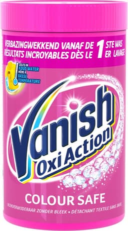 Vanish Oxi Action Colour Safe Base Poeder - Voor Witte en Gekleurde Was - 1,5kg x6 — thumbnail 2