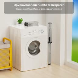 CRLYN® Droogmolen met Voet voor Camping & Thuis - Wasrek Staand - Droogrek Inklapbaar — thumbnail 3