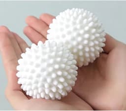 Wasballen Set van 9 - Herbruikbare Drogerballen voor Pluizige Was en Kleding — thumbnail 4