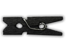 Houten Mini Wasknijpers 15 Kleuren - 100 Stuks - 1 Inch (2.5cm)