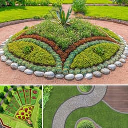 Flexibele Kunststof Gazonrand 20 Grondankers - Lengte 10m - Hoogte 4cm - Zwart — thumbnail 2