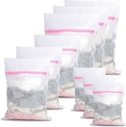Wasnetten set van 9 stuks, herbruikbare waszakken voor bescherming tegen vervorming en kreukels, ideaal voor het scheiden van kleding, ondergoed en schoenen — thumbnail 1