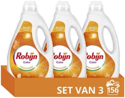 Robijn - Vloeibaar Wasmiddel Color 52 Wasbeurten - 3 x 2,6 liter - Voordeelverpakking — thumbnail 2