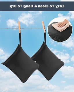 Waterdichte Waszak voor Vuile Kleding - Herbruikbare Organizer voor Zwemkleding, Gymhanddoek en Reisaccessoires - 2 Stuks (16 x 20") — thumbnail 3