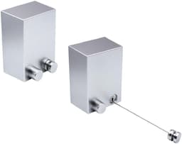 Cosensi - Retractable Clothes Line - Kledinglijn - Stevig en duurzaam - 4.2 meter - Buitenlijn - Ideaal voor tuin en balkon - 2 stuks — thumbnail 1