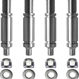 Droger Trommel Assen - Roller Kit - Apparaat Reparatie - Roestvrij Staal - 4 Stuks - Zilver — thumbnail 2