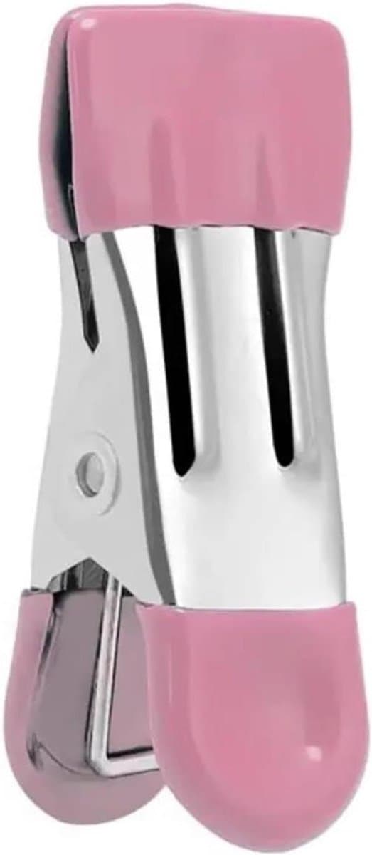 Wasknijpers Roestvrij Staal - Kleding Clips - Kleding Drogen - Sterke Winddichte Grip - 50 Stuks - Roze — afbeelding 1