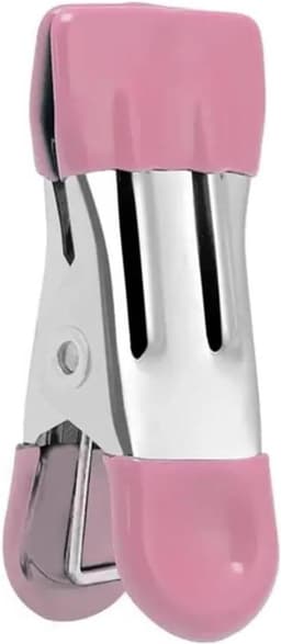 Wasknijpers Roestvrij Staal - Kleding Clips - Kleding Drogen - Sterke Winddichte Grip - 50 Stuks - Roze — thumbnail 1