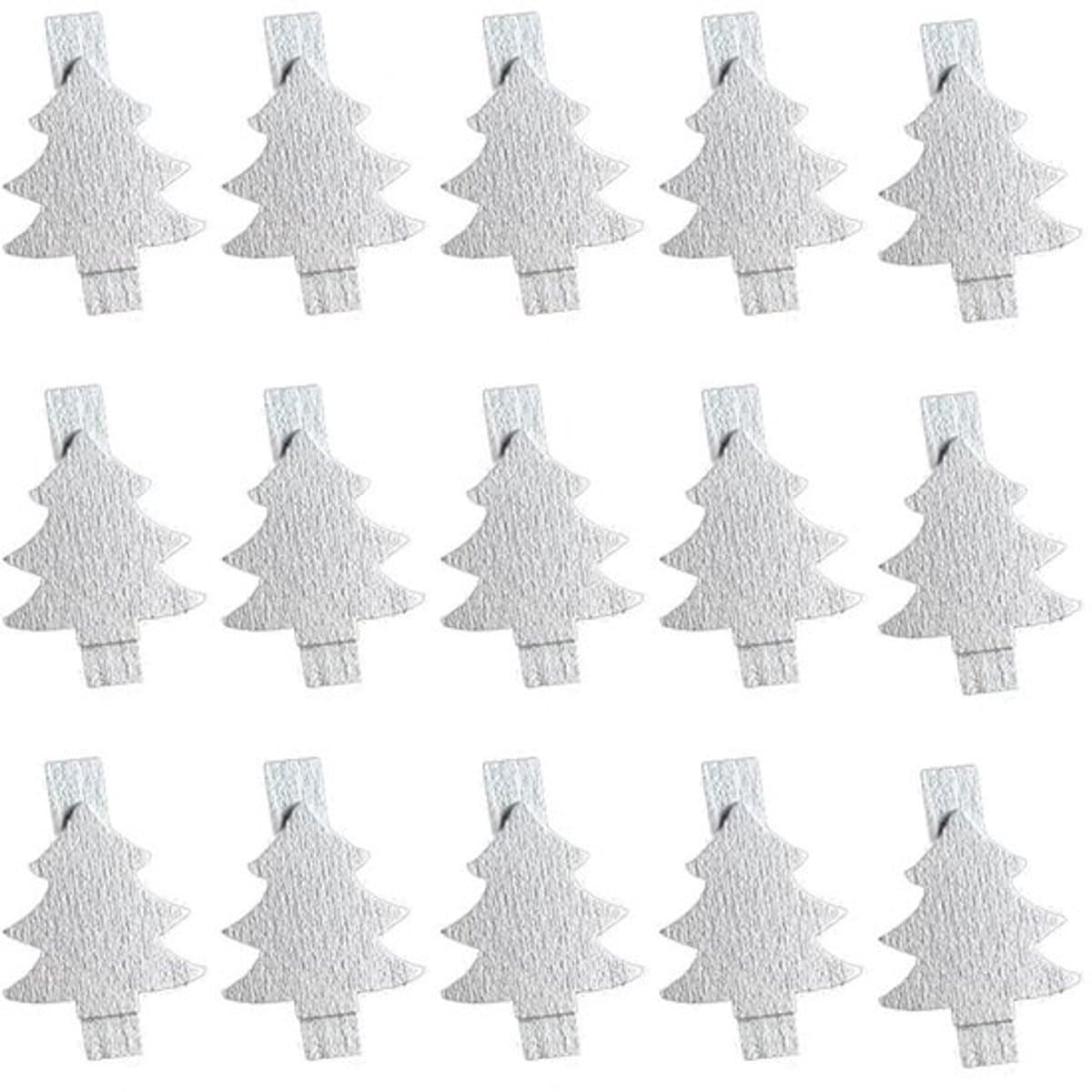 Dailygoody - Houten wasknijpers - Decoratieve knijpers - 100 stuks — afbeelding 1