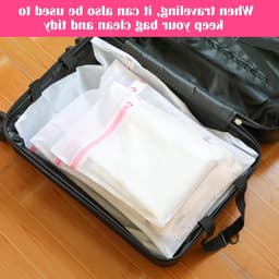 Set van 9 wasnetten voor de wasmachine, herbruikbaar voor het voorkomen van vervorming en kreukels, ideaal voor het scheiden van kleding, ondergoed en schoenen — thumbnail 4