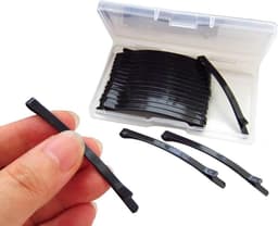 Haarspelden Kapper - Haarclips Vlechten - Haar Styling - Professioneel Gebruik - 65 cm - Zwart — thumbnail 3