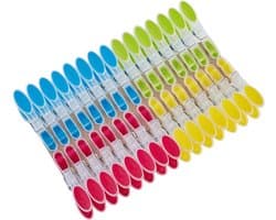 Wasknijpers Set - Kleding Pins Clips - Kleding Drogen - Multifunctioneel Gebruik - 8.5x4cm - Willekeurig
