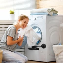 Wasmachine Deurhouder - Deurstopper - Droog en Fris Houden - Magnetisch Zuignap Ontwerp - 2.3 x 12.8 cm - Zwart — thumbnail 2