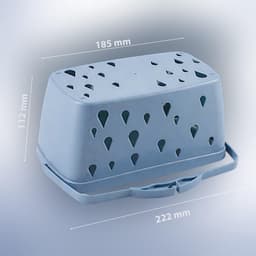 Wasknijperset met mand - Kledingklemmen set - Kleding drogen - Antislip handgreep - 30 stuks - Kleurrijk — thumbnail 4