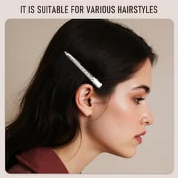 60 Stuks Zilveren Krokodillenclips voor Haarstyling - Professionele Eendenbek Spelden — thumbnail 3