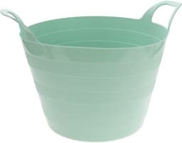 Excellent Houseware Flexibele wasmand - mintgroen - 30 liter - kunststof - 54 x 37 cm - met handvatten — thumbnail 1