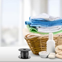 Waslijn Ophangkabel - Drooglijndraad Staalkabel - Buiten Kleding Drogen - Roestvrij Staal 30kg - 100 Meter Lengte - Zilver — thumbnail 2