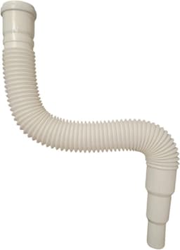 Afvoerslang adapter - Sifon verlenger - Wastafel aansluiten - 3-in-1 multi-aansluiting - 500mm lang - Wit — thumbnail 4