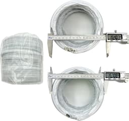 Flexibele Afvoerslang PVC voor Airco, Wasdroger en Afzuigkap - Ø153mm x 2,5m Wit — thumbnail 3
