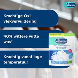 Dr. Beckmann - Active White Poeder – Oxi Power Vlekverwijderaar – Witte Was Witter – Voor Hardnekkige vlekken– 400g — thumbnail 3