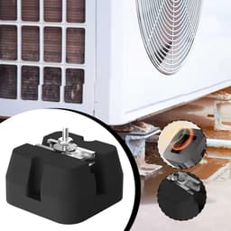 Airco Onderleggers - Trillingsdempende Matten - Buitenunit Ondersteuning - 500kg Draagvermogen - 15x12x15 cm - Zwart — thumbnail 4