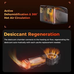 Filament Droger met Grote Capaciteit voor 4 Spoelen tot 85°C - Slimme Ontvochtiging en Touchscreen — thumbnail 2
