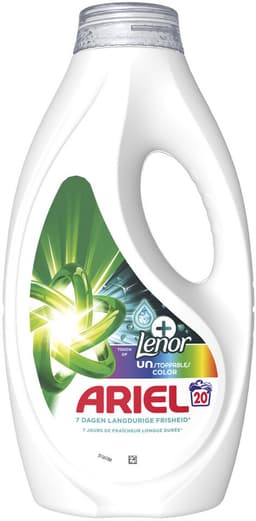 Ariel Vloeibaar Wasmiddel Color +Touch Van Lenor Unstoppables 20 Wasbeurten - 900 ml — thumbnail 2