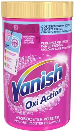 2 x Vanish Oxi Action - Vlekkenverwijderaar - Wasbooster - Gekleurde Was - 1.5 Kg - Vlekkenverwijderaar - Wasbooster - Gekleurde Was - Wasmiddel - Vlekken Verwijderen — thumbnail 2