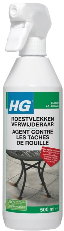 4 x HG Roestvlekken Verwijderaar 500 ml - Roestvlekken Verwijderen - Roestverwijderaar - Roestvlekkenreiniger - Roestvlekken Op Tegels - Roestvlekken Op Natuursteen — thumbnail 3