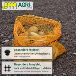 Aardappelzakken zonder trekkoord - Grofmazige Ritselzakken voor Opberging van Fruit, Groenten en Noten - Diverse Maten 43 x 60 cm — thumbnail 2