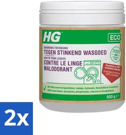 HG Eco Wasmiddeltoevoeging tegen Stinkend Wasgoed 500 gr - Voordeelverpakking - 2 stuks — thumbnail 1