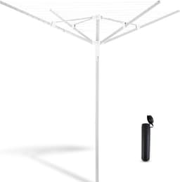 Inklapbare Droogmolen Buiten - 45 Meter Waslijn - Weerbestendig en Ruim Ontwerp voor Tuin of Balkon — thumbnail 1
