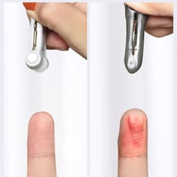 32 stuks - Wasknijpers - Sokkenknijpers - Winddichte knijpers - Geschikt voor wasknijpers, onzichtbare knijpers, huishoudelijke kledingknijpers - Grijs, wit — thumbnail 2