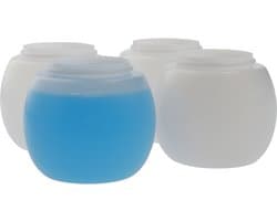 4 x Wasbol 230 ml - Doseerbol Vloeibaar Wasmiddel - Wasbollen voor Wasmachine - BPA Vrij - Niet Breekbaar - Wasbol tot 65 graden - 4 stuks — afbeelding 1