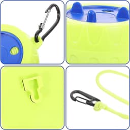 Retractable Portable Anti-Wrap Travel Clothesline - 10m, Adjustable Camping Clothesline with 10 Fixed Buckles and 20 Clothespins (with Storage Bag) — thumbnail 3