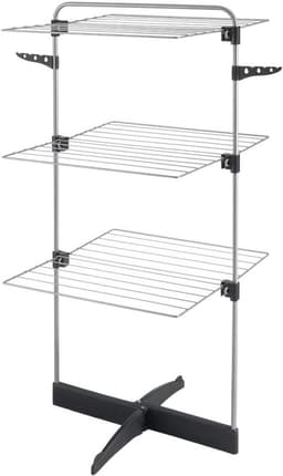 Freestanding Clothes and Home Drying Rack - Silver, 58 x 54 x 123 cm — thumbnail 1