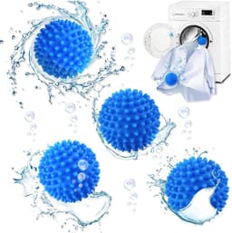 Wasmachine Droger Ballen - Herbruikbaar - 6 stuks - Blauw — thumbnail 4