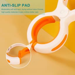 Handdoekklemmen voor strandligstoelen, 10 stuks, grote klemmen, jumbo-formaat, sterke handdoekclips, winddicht, strandhanddoekclips voor dagelijkse was, badhanddoek, tapijt, beddengoed en dikke — thumbnail 2