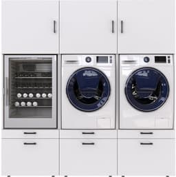 Roomart SERIE 2 Wasmachine Ombouwkast 201x240 cm - voor 3 Apparaten - Wit — thumbnail 3