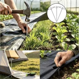 G-vormige grondpinnen - 50 stuks voor tuin en tent — thumbnail 3