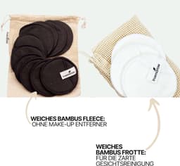 Herbruikbare Make-up Pads met Bamboe Box & Washbag - Zacht & Duurzaam — thumbnail 4