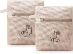 Waszakken - Transparant - 18 x 20 cm - Mesh - Voor Delicate Kleding en Schoenen — thumbnail 1