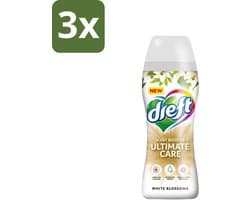 3 x Dreft - Ultimate Care - Wasverzachter - Geurbooster - Gekleurde Was - Witte Bloem - 15 Wasbeurten - Wasmiddel - Geurbooster - Kleurbescherming - Wasverzachter - Vezelverzorging