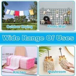 - Handige Tafelklemmers - Voor Keuken en Badkamer - Compact en Duurzaam - 30 Stuks in Diverse Kleuren - Ideaal voor Handdoeken en Strijkwer... — thumbnail 5