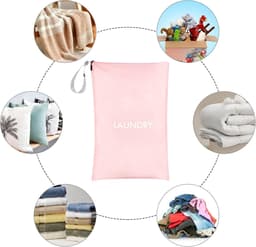 Waterdichte Nylon Waszak van 120L met Rits, Herbruikbaar voor Reizen, Studentenhuis en Kamperen, 90 x 60 cm, Ideaal voor Kleding en Organisatie — thumbnail 2