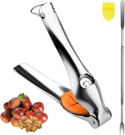 Multifunctionele RVS Kastanjeknijper - Snelle Kastanjenschiller en Gereedschap voor Eenvoudig Pellen van Kastanjes — thumbnail 1